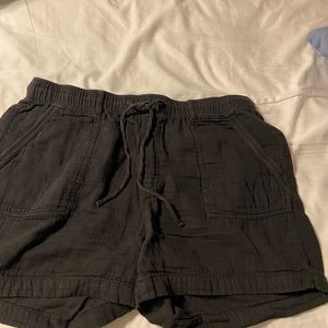 Old Navy Linen Tie-Front Utility Shorts